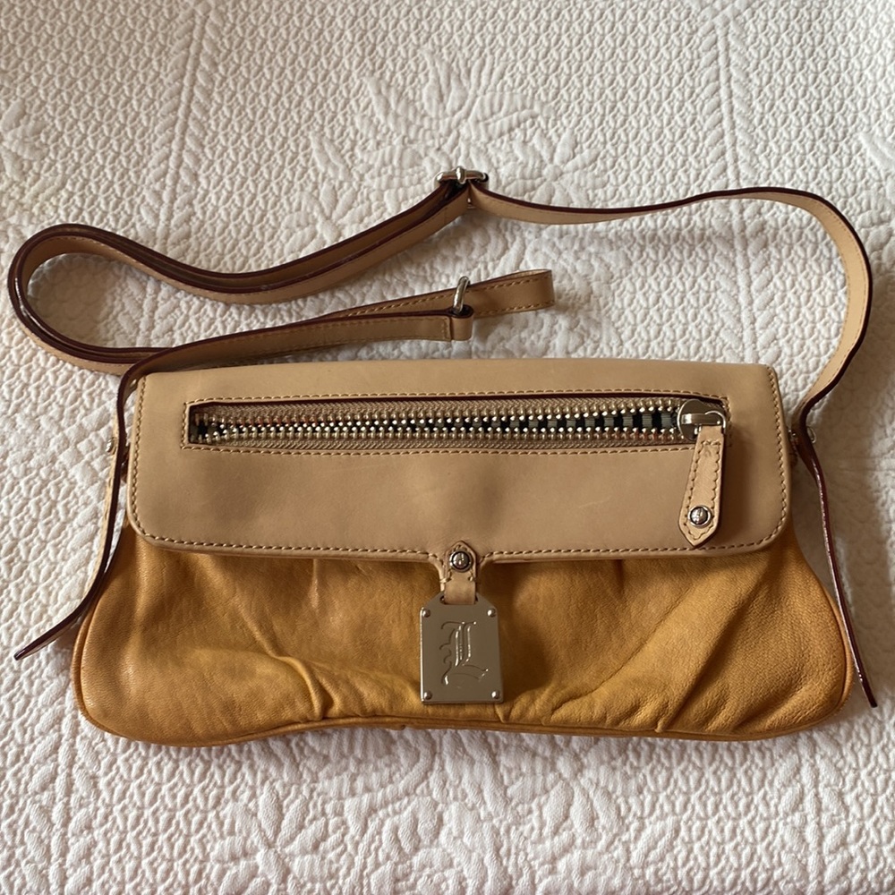 L.A.M.B leather crossbody/shoulder bag . GUC